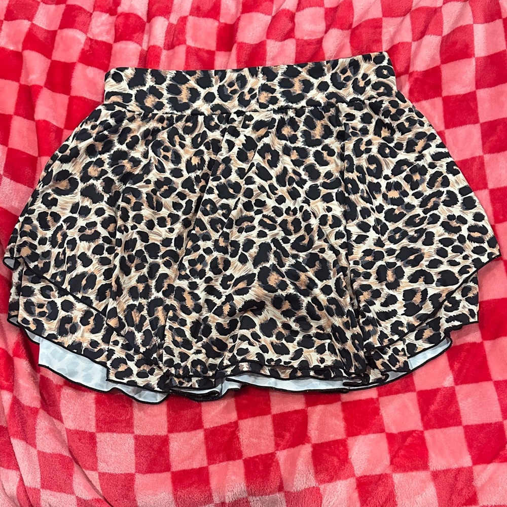 Leopard Print Skirt